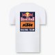 KTM Red Bull triko bílé s logem KTM