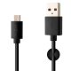 USB/USB-C datový a nabíjecí kabel 1m, 15W