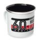 Smaltovaný hrnek 60th Anniversary Moto GP 2021 Red/Black/White