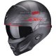 EXO-COMBAT II Xenon Matt Black/Red EXO-COMBAT II Xenon Matt Black/Red