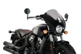 Polokapotáž s plexi Dark Night 21107 Gloss INDIAN SCOUT BOBBER (18-26)