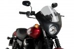 Polokapotáž Dark Night Harley Davidson Street 750 (15-20) Gloss Black