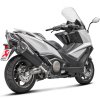 Slip-On Line Black Stainless Steel Kymco AK 550i (17-20)