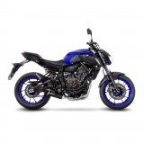 14251EKB LV One Evo Black YAMAHA MT-07/FZ-07 (17-20), TRACER 700 (16-20), TRACER 700 GT (19-20), XSR 700 (16-20)