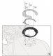 BF42 Tanklock objímka Kawasaki Z 125 (19-20) BF42 Tanklock objímka Kawasaki Z 125 (19-20)