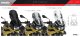 Větrný štít Adjustable BMW F750 GS (18-24) / F800 (24) F850 GS (Adventure) (18-23) A
