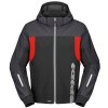 Bunda Hoodie II H2Out Black/Anthracite/Fluo Red 2023 Bunda Hoodie II H2Out Black/Anthracite/Fluo Red 2023