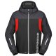 Bunda Hoodie II H2Out Black/Anthracite/Fluo Red 2023 Bunda Hoodie II H2Out Black/Anthracite/Fluo Red 2023
