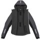 Bunda Hoodie II H2Out Black/Anthracite/Fluo Red 2023 Bunda Hoodie II H2Out Black/Anthracite/Fluo Red 2023