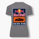 Red Bull dámské triko šedé s logem KTM Red Bull dámské triko šedé s logem KTM
