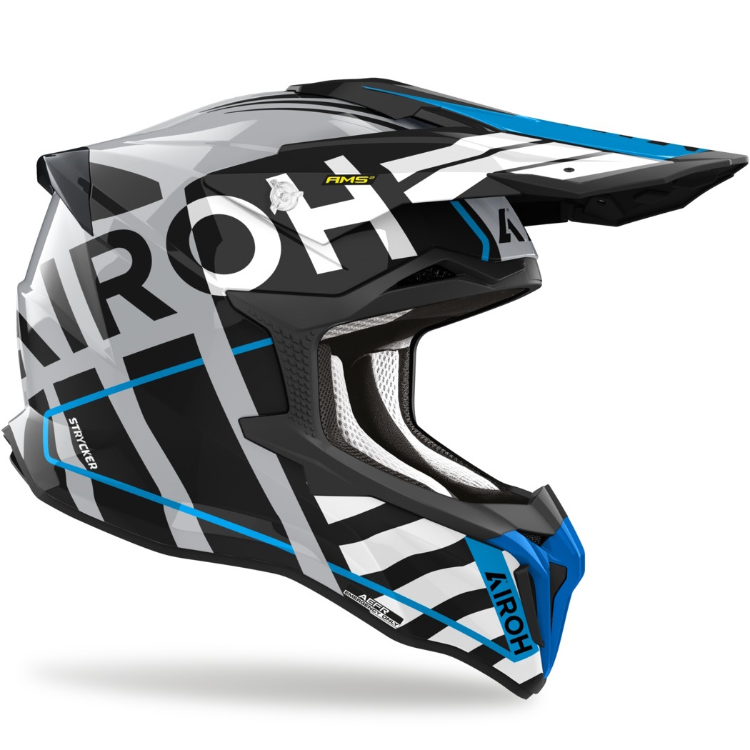 Strycker Brave AIROH STRYCKER Brave 2024 Blue/Grey Gloss, 5 385 Kč - Motostar.cz