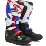 Boty HONDA Tech 7 Enduro Drystar Black/White/Blue/Bright Red