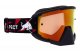 MX brýle WHIP Matt Black - červené + čiré plexi MX brýle WHIP Matt Black - červené + čiré plexi