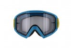MX brýle WHIP Neon Blue - čiré plexi