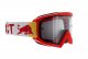 MX brýle WHIP Red - čiré plexi
