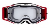 MX brýle TORP White/Red - čiré plexi MX brýle TORP White/Red - čiré plexi