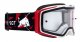 MX brýle TORP White/Red - čiré plexi MX brýle TORP White/Red - čiré plexi