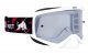 MX brýle EVAN White - kouřově/stříbrné plexi