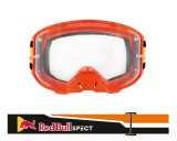 MX brýle STRIVE Matt Orange - čiré plexi