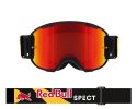 MX brýle STRIVE Matt Black - červené + čiré plexi MX brýle STRIVE Matt Black - červené + čiré plexi