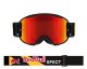MX brýle STRIVE Matt Black - červené + čiré plexi MX brýle STRIVE Matt Black - červené + čiré plexi