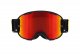 MX brýle STRIVE Matt Black - červené + čiré plexi MX brýle STRIVE Matt Black - červené + čiré plexi