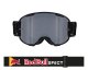 MX brýle STRIVE Matt Black - stříbrné + čiré plexi MX brýle STRIVE Matt Black - stříbrné + čiré plexi