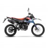 LV One Evo Black Slip-on APRILIA RX 125, SX 125 (21-24) LV One Evo Black Slip-on APRILIA RX 125, SX 125 (21-24)