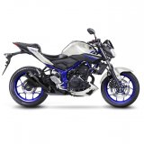 15212FBU LV-10 Full Black YAMAHA MT-03 (16-20), MT-25 (15-18), YZF-R25 (14-18), YZF-R3 (15-20)