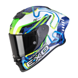 EXO-R1 EVO II AIR CORNERING bílo/modro/zelená