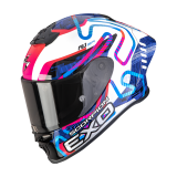 EXO-R1 EVO II AIR CORNERING bílo/modro/růžová