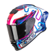 EXO-R1 EVO II AIR CORNERING bílo/modro/růžová