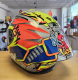 EXO-R1 EVO II AIR ARON MISANO stříbrno/fluo žluto/modrá