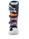 boty TECH 7, ALPINESTARS (černá/světle šedá/oranžová fluo/gradient)