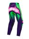 TECHSTAR NOMUR kalhoty - tmavě fialová/zelená/růžová fluo