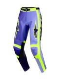 RACER PORTL kalhoty - fialová/žlutá fluo