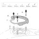 Click System Y017CS YAMAHA MT07 (25-26), MT125 (24-25), TENERE 700 (25-26), TRACER 7 (25)
