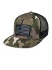 kšiltovka FLAG FLAT - zelená camo/černá
