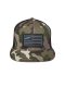 kšiltovka FLAG FLAT - zelená camo/černá