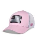 kšiltovka FLAG SNAP HAT - růžová/bílá