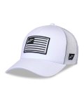 kšiltovka FLAG SNAP HAT - bílá