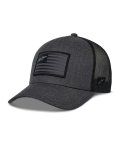 kšiltovka FLAG SNAP HAT - šedá/černá