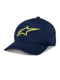 kšiltovka AGELESS SNAPBACK - modrá/žlutá fluo