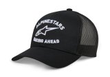 kšiltovka TRIPLE TRUCKER - černá/černá/bílá