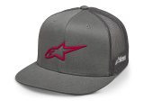 kšiltovka 3D AGELESS TRUCKER - šedá/červená