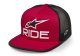 kšiltovka RIDE 4.0 TRUCKER - červená/černá/bílá