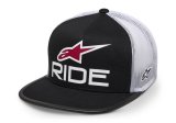 kšiltovka RIDE 4.0 TRUCKER - černá/bílá/červená