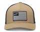 kšiltovka FLAG SNAP HAT - písková/černá/bílá