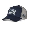 kšiltovka FLAG SNAP HAT - modrá/šedá