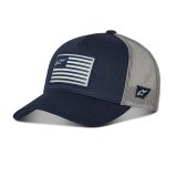 kšiltovka FLAG SNAP HAT - modrá/šedá